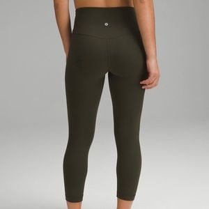 Lululemon Align 23” Tight, high rise legging size 2 in dark olive